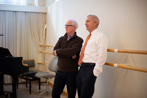 SF Ballet Artistic Director and Principal Choreographer Helgi Tomasson and Executive Director Glenn McCoy Photo: Erik Tomasson  