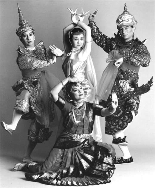 Lotus Music and Dance in "Asian Dialogue," 2001, courtesy Cesar Chametzky by Zephyr Sheedy