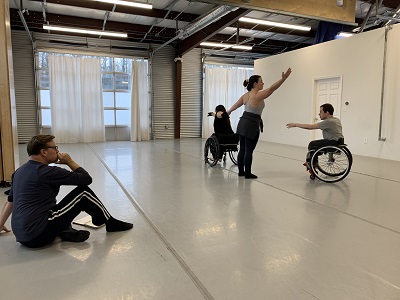 Rehearsal photo courtesy of Full Radius Dance