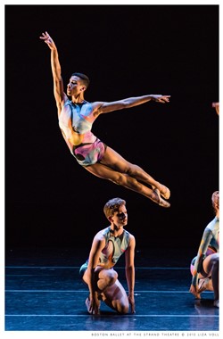 Boston Ballet II's Desean Taber and Boston Ballet's Albert Gordon in Viktor Plotnikov’s Colloquial Dreams;==