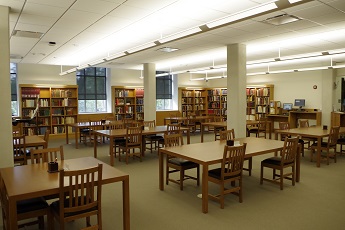 Thompson Special Collections Reading Room at the Ohio State University Libraries. Photo courtesy of the Ohio State University Libraries.